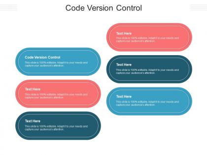 Code version control ppt powerpoint presentation file graphic images cpb