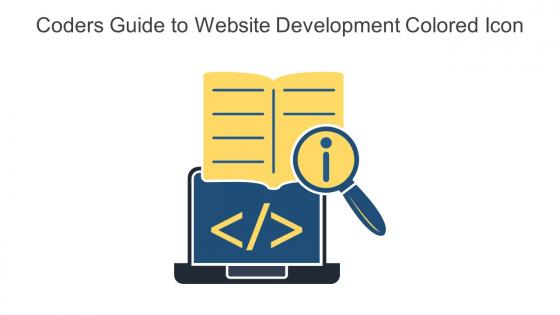 Coders Guide To Website Development Colored Icon In Powerpoint Pptx Png And Editable Eps Format