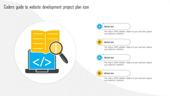 Coders Guide To Website Development Project Plan Icon