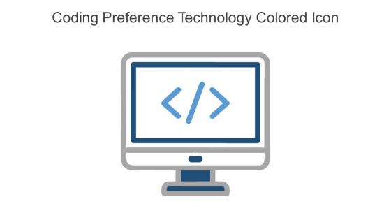 Coding Preference Technology Colored Icon In Powerpoint Pptx Png And Editable Eps Format