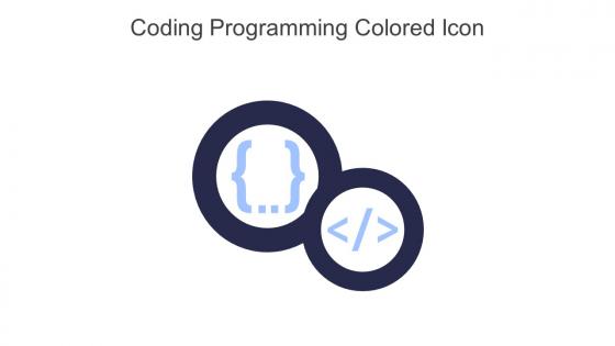Coding Programming Colored Icon In Powerpoint Pptx Png And Editable Eps Format