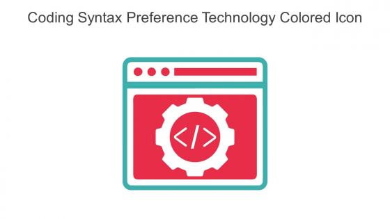 Coding Syntax Preference Technology Colored Icon In Powerpoint Pptx Png And Editable Eps Format