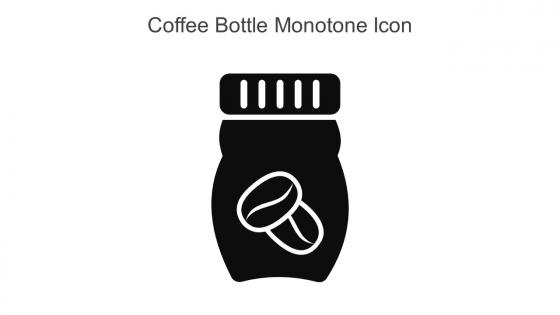 Coffee Bottle Monotone Icon In Powerpoint Pptx Png And Editable Eps Format