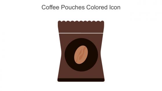 Coffee Pouches Colored Icon In Powerpoint Pptx Png And Editable Eps Format