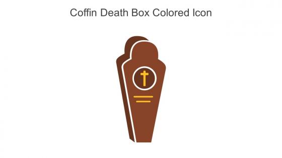 Coffin Death Box Colored Icon In Powerpoint Pptx Png And Editable Eps Format