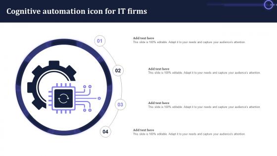 Cognitive Automation Icon For IT Firms