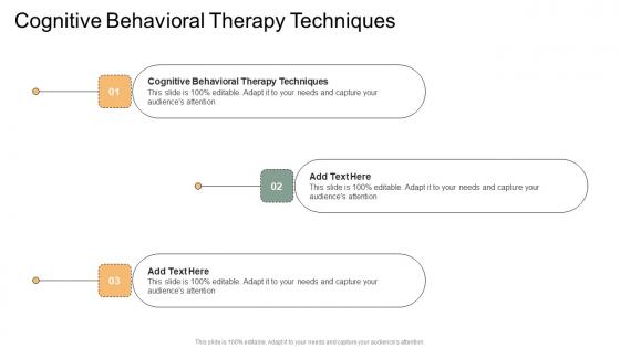 Cognitive Behavioral Therapy Techniques In Powerpoint And Google Slides Cpb