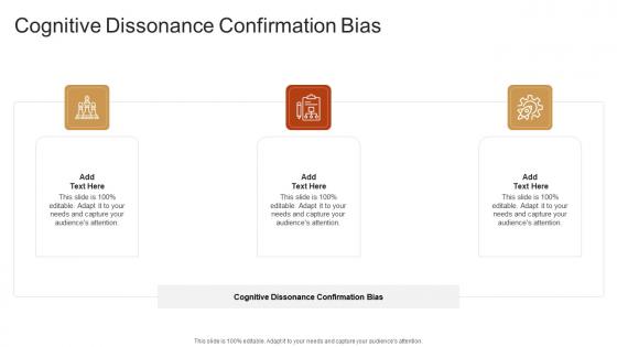 Cognitive Dissonance Confirmation Bias In Powerpoint And Google Slides Cpb