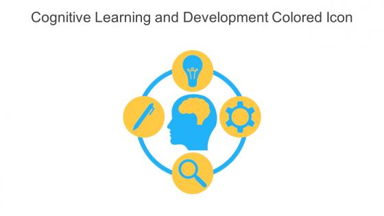 Cognitive Learning And Development Colored Icon In Powerpoint Pptx Png And Editable Eps Format