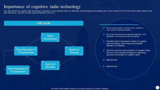 Cognitive Radio IT Importance Of Cognitive Radio Technology Ppt Layouts Influencers