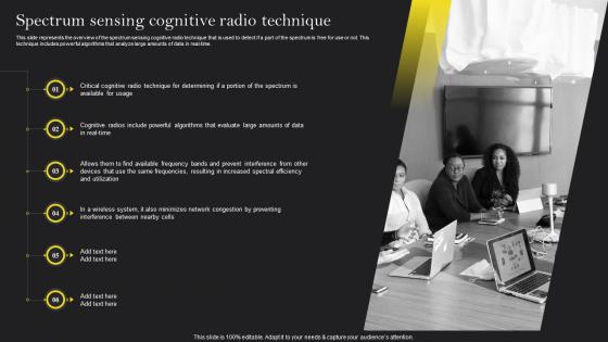 Cognitive Wireless Sensor Networks IT Spectrum Sensing Cognitive Radio Technique