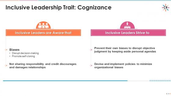 Cognizance trait of inclusive leader edu ppt