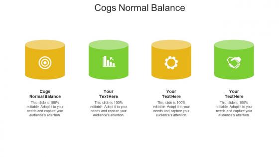 Cogs normal balance ppt powerpoint presentation summary graphics tutorials cpb