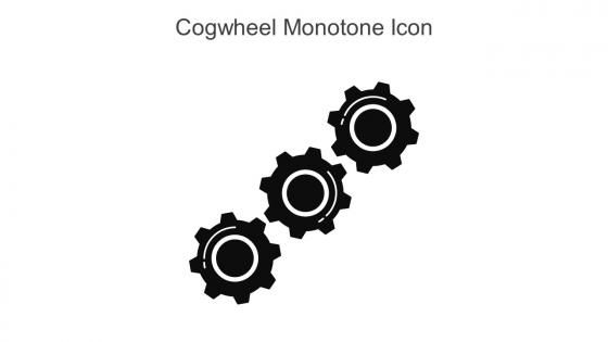 Cogwheel Monotone Icon In Powerpoint Pptx Png And Editable Eps Format