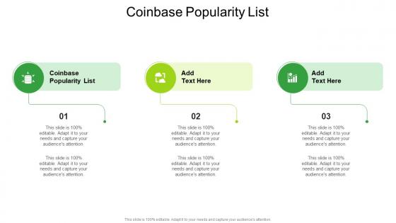 Coinbase Popularity List In Powerpoint And Google Slides Cpb