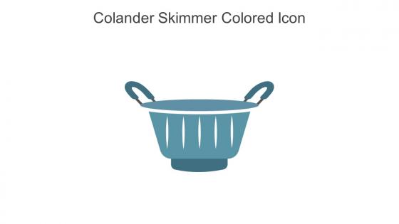 Colander Skimmer Colored Icon In Powerpoint Pptx Png And Editable Eps Format