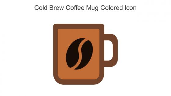Cold Brew Coffee Mug Colored Icon In Powerpoint Pptx Png And Editable Eps Format