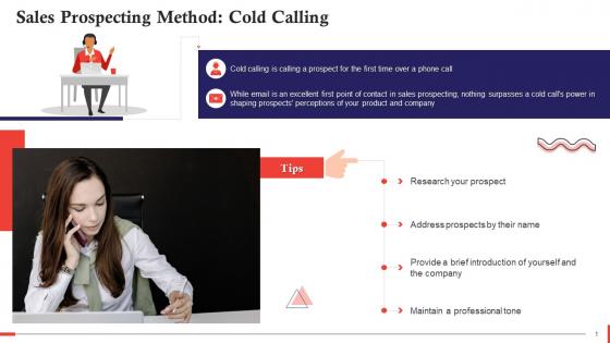 Cold Calling For Sales Prospecting Training Ppt