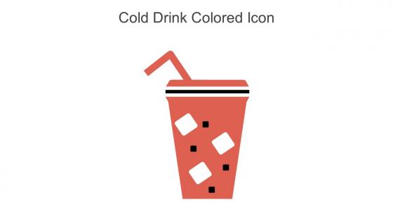 Cold Drink Colored Icon In Powerpoint Pptx Png And Editable Eps Format