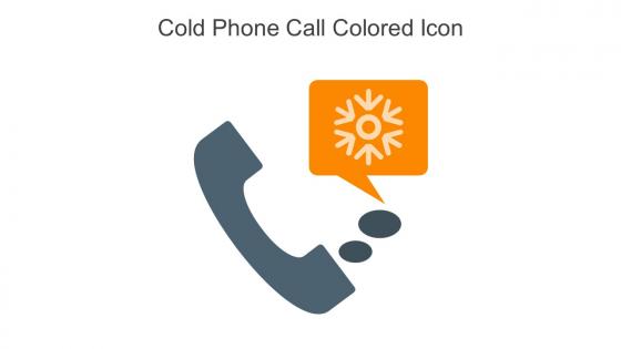 Cold Phone Call Colored Icon In Powerpoint Pptx Png And Editable Eps Format