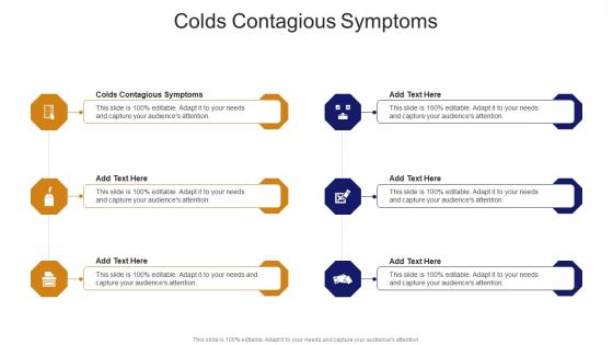 Colds Contagious Symptoms In Powerpoint And Google Slides Cpb