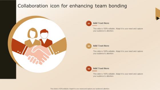 Collaboration Icon For Enhancing Team Bonding