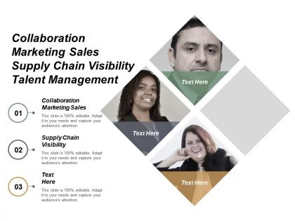 Collaboration marketing sales supply chain visibility talent management cpb
