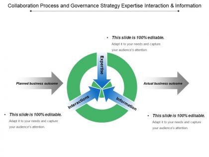 Collaboration process and governance strategy expertise interaction and information