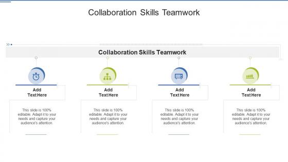 Collaboration Skills Teamwork In Powerpoint And Google Slides Cpb