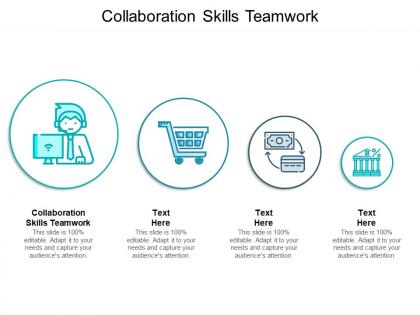 Collaboration skills teamwork ppt powerpoint presentation model design ideas cpb