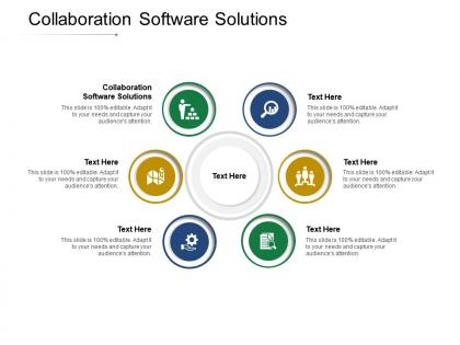 Collaboration software solutions ppt powerpoint presentation portfolio designs cpb