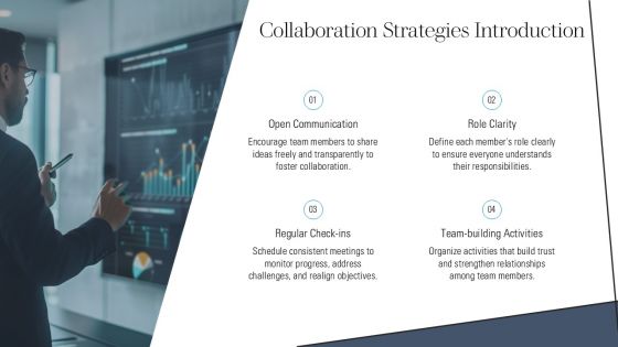 Collaboration Strategies Among Program Team Members PPT Mockup AT