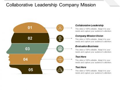 Collaborative leadership company mission vision evaluation business strategic management cpb