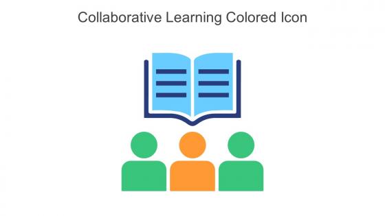 Collaborative Learning Colored Icon In Powerpoint Pptx Png And Editable Eps Format