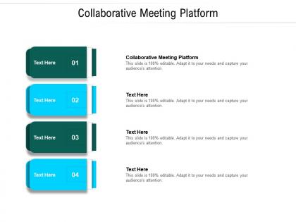 Collaborative meeting platform ppt powerpoint presentation gallery rules cpb