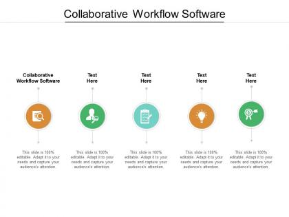 Collaborative workflow software ppt powerpoint presentation file slides cpb