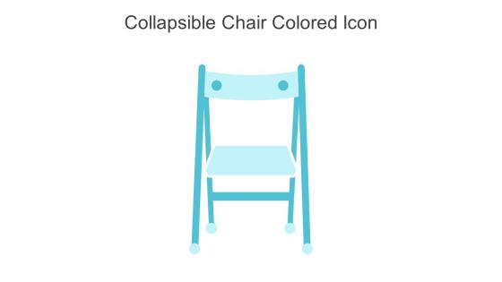 Collapsible Chair Colored Icon In Powerpoint Pptx Png And Editable Eps Format