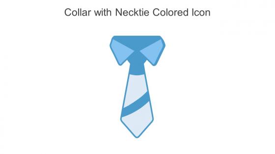 Collar With Necktie Colored Icon In Powerpoint Pptx Png And Editable Eps Format
