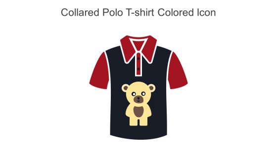 Collared Polo T Shirt Colored Icon In Powerpoint Pptx Png And Editable Eps Format