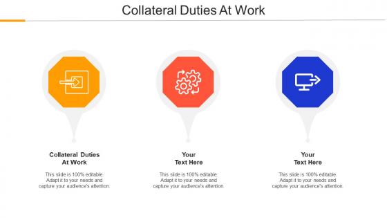Collateral Duties At Work Ppt Powerpoint Presentation Outline Format Ideas Cpb
