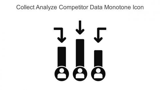 Collect Analyze Competitor Data Monotone Icon In Powerpoint Pptx Png And Editable Eps Format