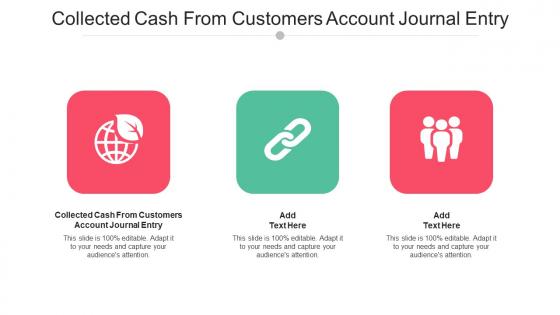 Collected Cash From Customers Account Journal Entry In Powerpoint And Google Slides Cpb