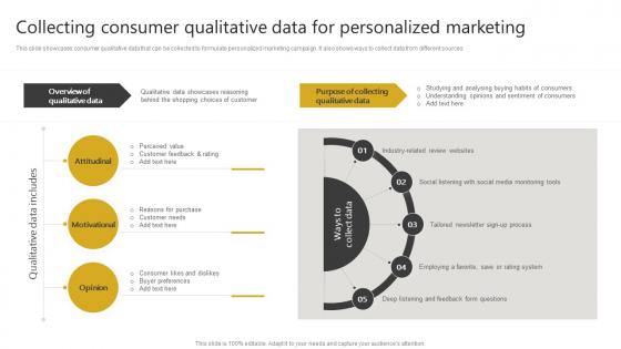 Collecting Consumer Qualitative Data For Generating Leads Through Targeted Digital Marketing