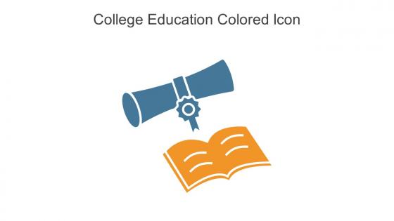 College Education Colored Icon In Powerpoint Pptx Png And Editable Eps Format