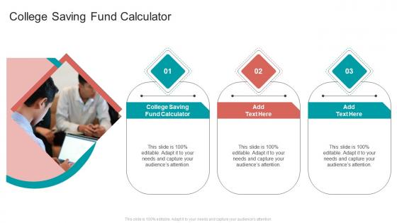 College Saving Fund Calculator In Powerpoint And Google Slides Cpb
