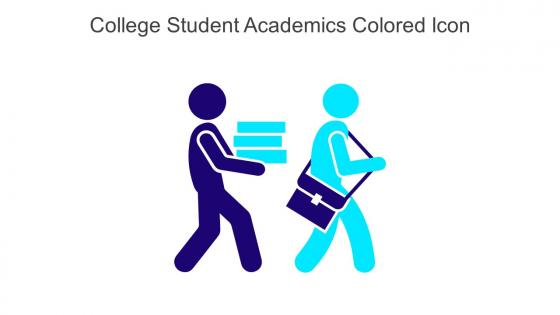 College Student Academics Colored Icon In Powerpoint Pptx Png And Editable Eps Format