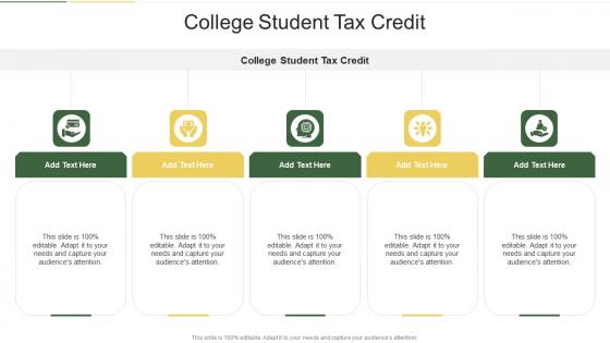 College Student Tax Credit In Powerpoint And Google Slides Cpb