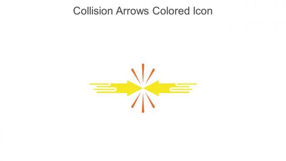 Collision Arrows Colored Icon In Powerpoint Pptx Png And Editable Eps Format