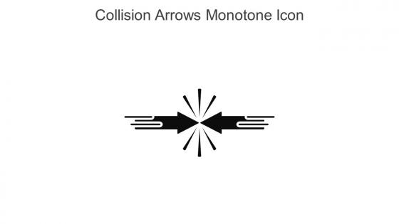 Collision Arrows Monotone Icon In Powerpoint Pptx Png And Editable Eps Format