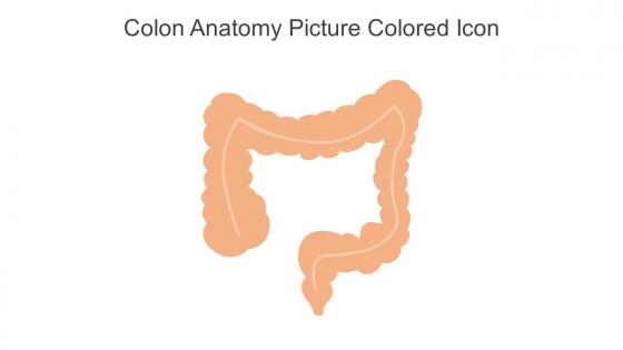 Colon Anatomy Picture Colored Icon In Powerpoint Pptx Png And Editable Eps Format